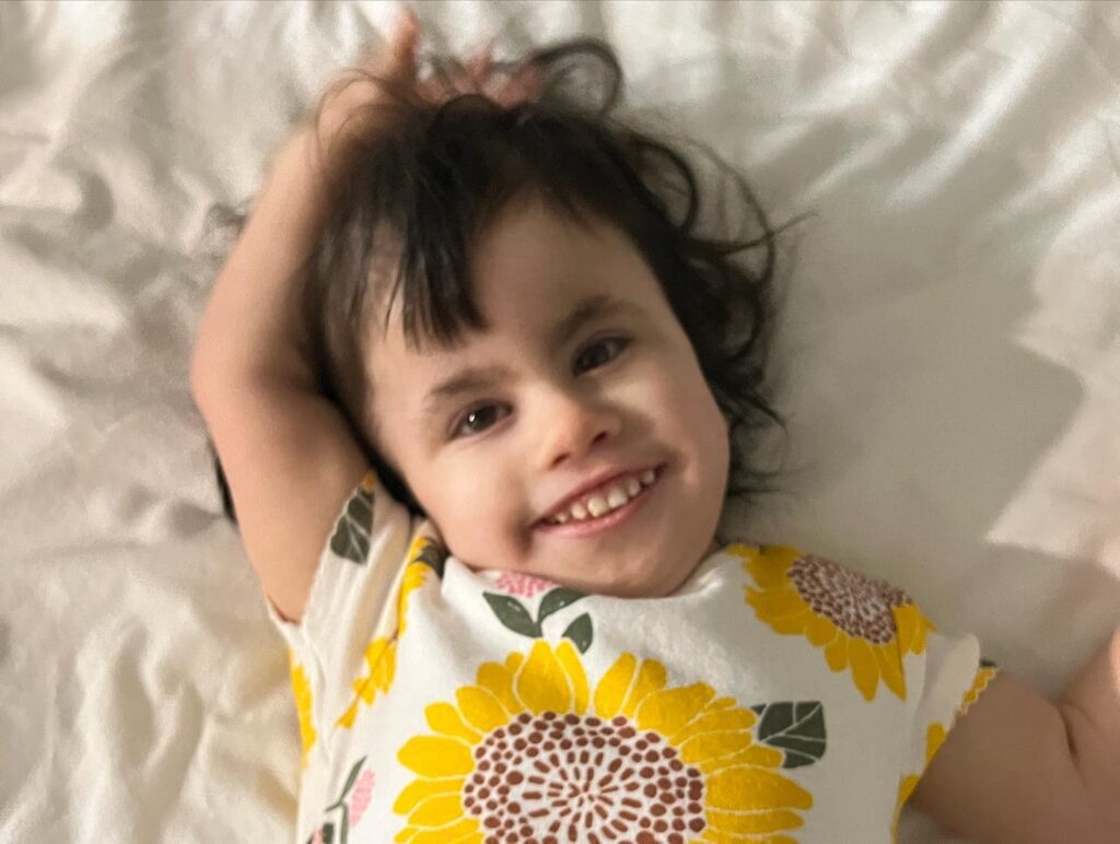 Mia is a child diagnosed with Edwards Syndrome/Trisomy 18